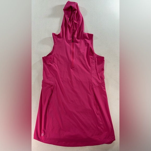Title Nine Pink Hooded Athletic Dress Size 14 Nimble Zip Pocket Golf Tennis - Picture 4 of 9